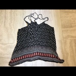 Spaghetti strap tank top